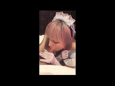 ❤️ Japanese Idol [mayuka], French maid costume, part 1, blowjob and jerk off with lotion Kanema wakugonana pa ife ❌️❤